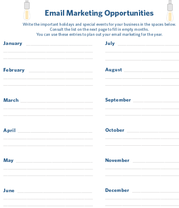 Email Marketing Opportunities