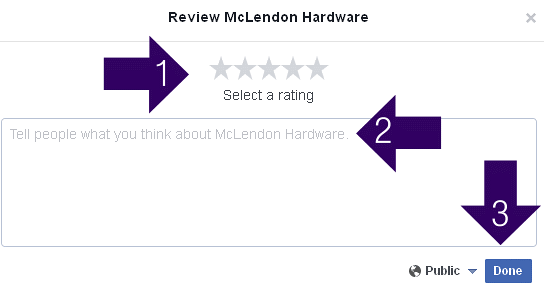 Writing a Facebook Review
